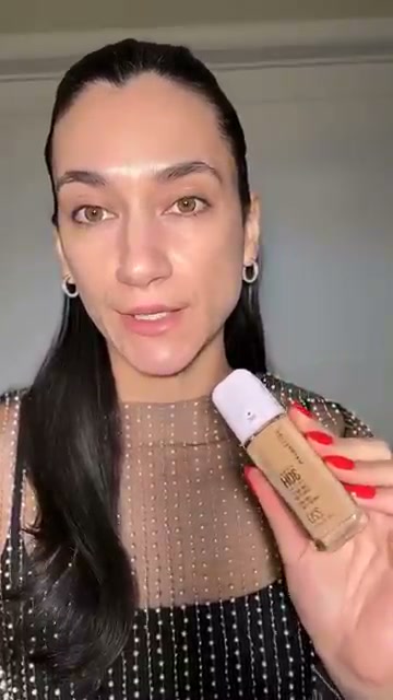 @drugstoremaven reviewing Versed Skin Solution Multi-Serum Skin Tint SPF 40 at 00:21 in a YouTube Shorts video