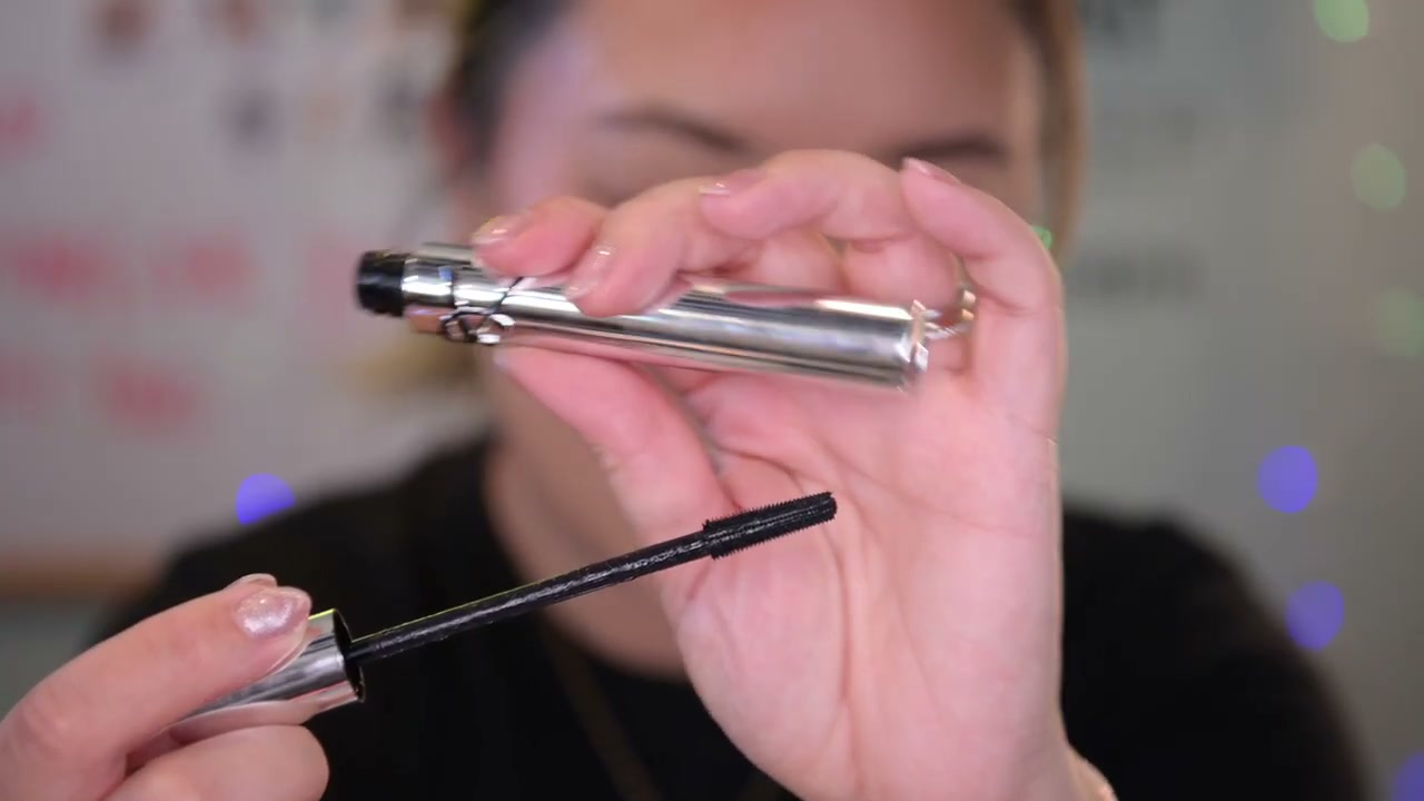 @eatsleepmascara reviewing Yves Saint Laurent Lash Latex Sculpting and Lengthening Mascara at 08:28 in a YouTube Shorts video