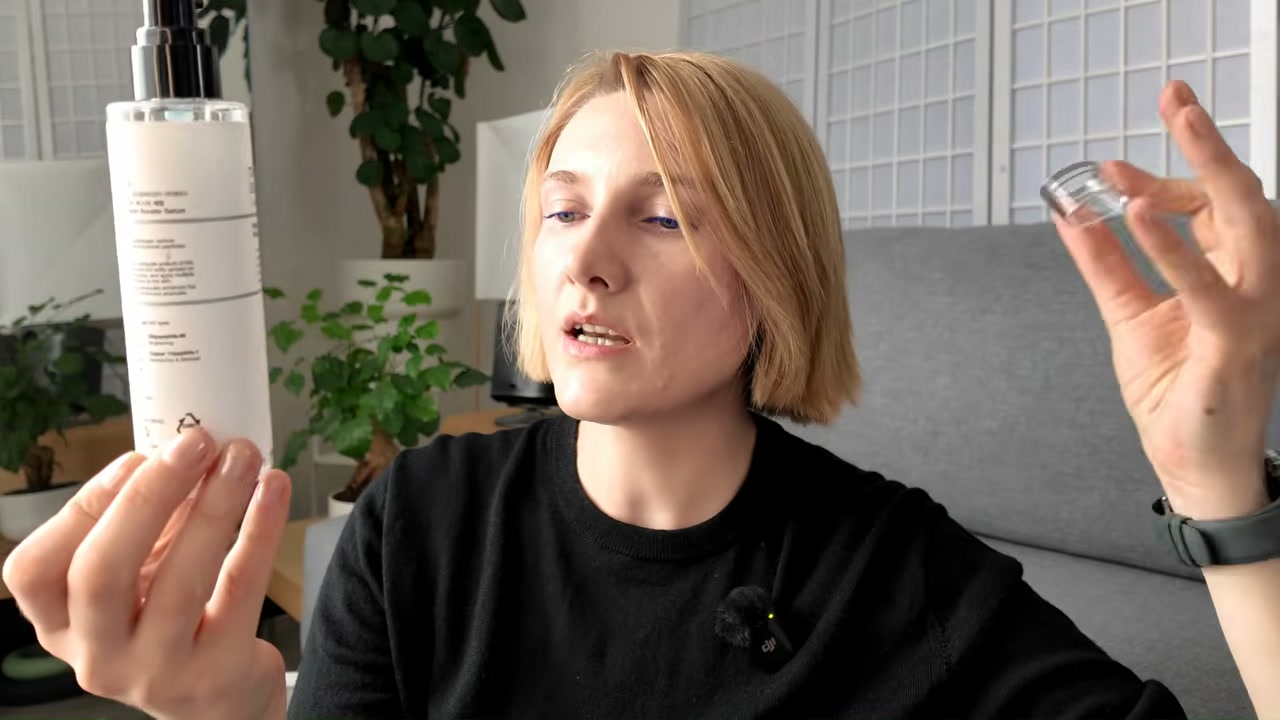 @editbyekat reviewing COSRX The 6 Peptide Skin Booster at 12:34 in a YouTube Shorts video