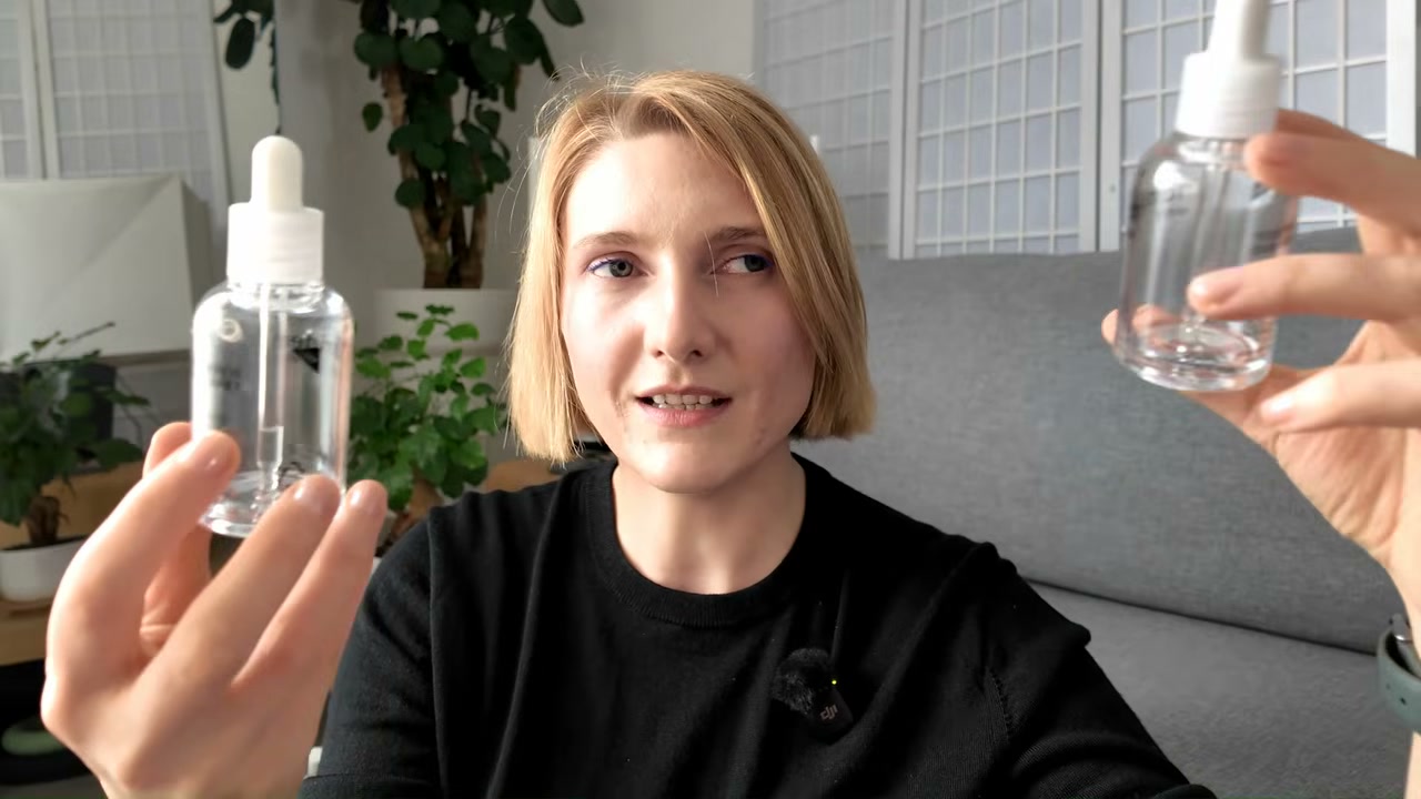 @editbyekat reviewing Torriden DIVE IN Low Molecular Hyaluronic Acid Serum at 29:40 in a YouTube Shorts video