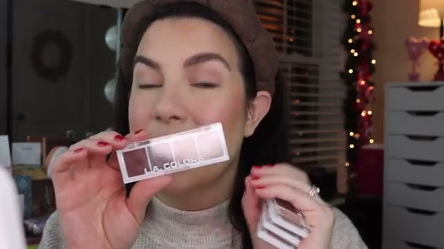 @emilynoel83 reviewing L.A. Colors Eyeshadow Quad at 13:26 in a YouTube Shorts video