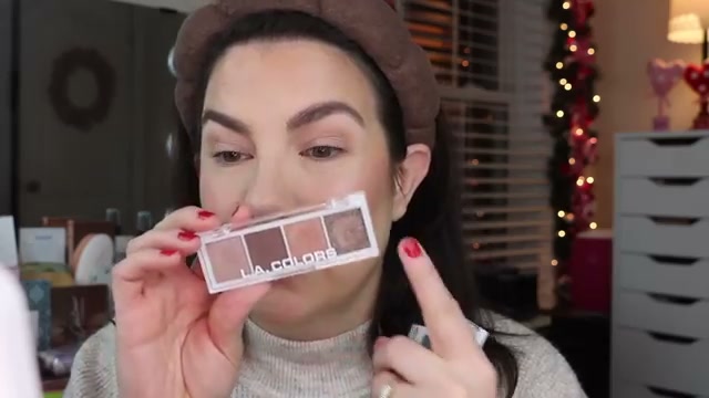 @emilynoel83 reviewing L.A. Colors Eyeshadow Quad at 13:35 in a YouTube Shorts video
