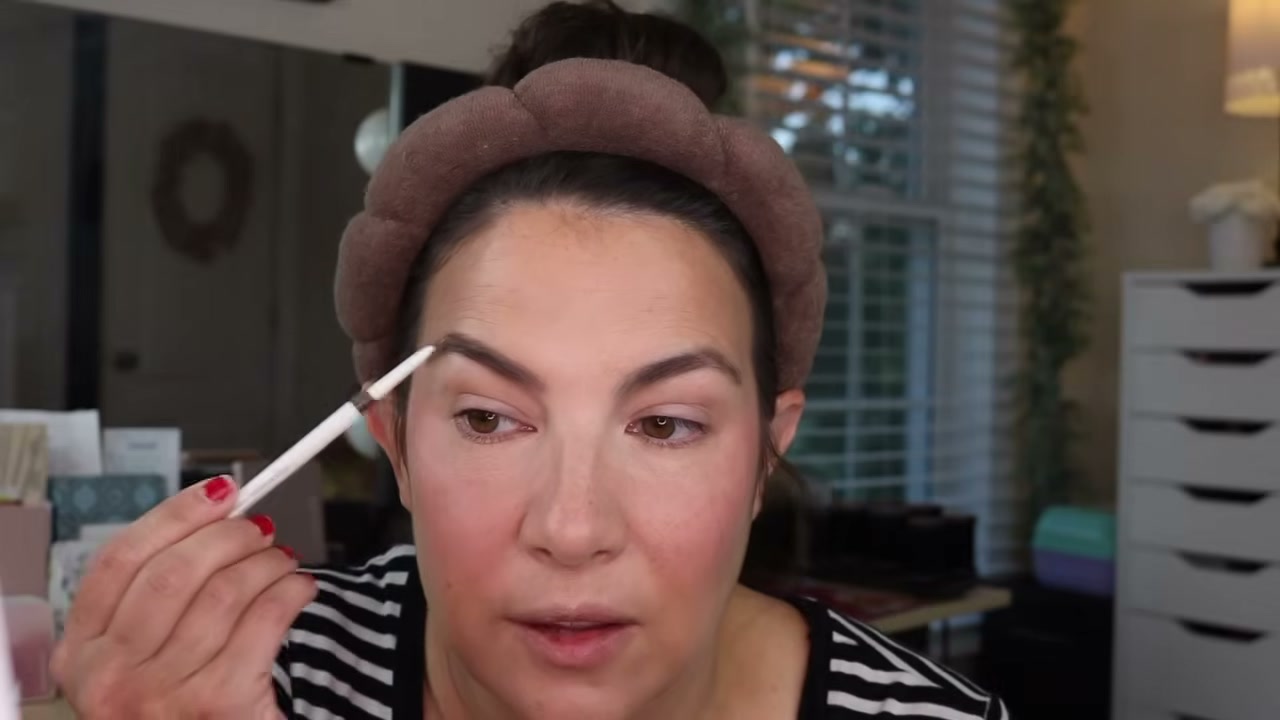 @emilynoel83 reviewing Morphe Nano Brow Pencil at 13:56 in a YouTube Shorts video