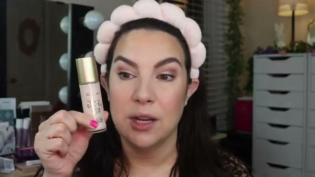 emilynoel83 mentioning Too Faced Born This Way Super Glow at 03:11 in their YouTube video