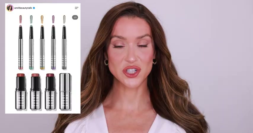 @erinnicoletv reviewing Bobbi Brown Skin Enhancer Multistick at 17:12 in a YouTube Shorts video