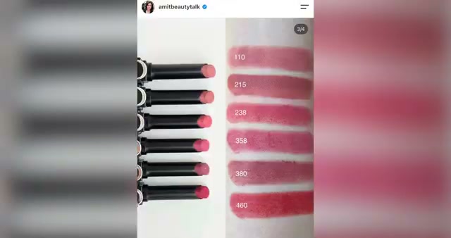 @erinnicoletv reviewing Dior Rouge Dior Onstage Matte at 15:16 in a YouTube Shorts video