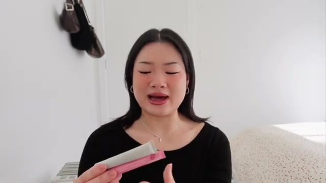 @estherdaze reviewing Summer Fridays Peptide Lip Tint at 06:03 in a YouTube Shorts video