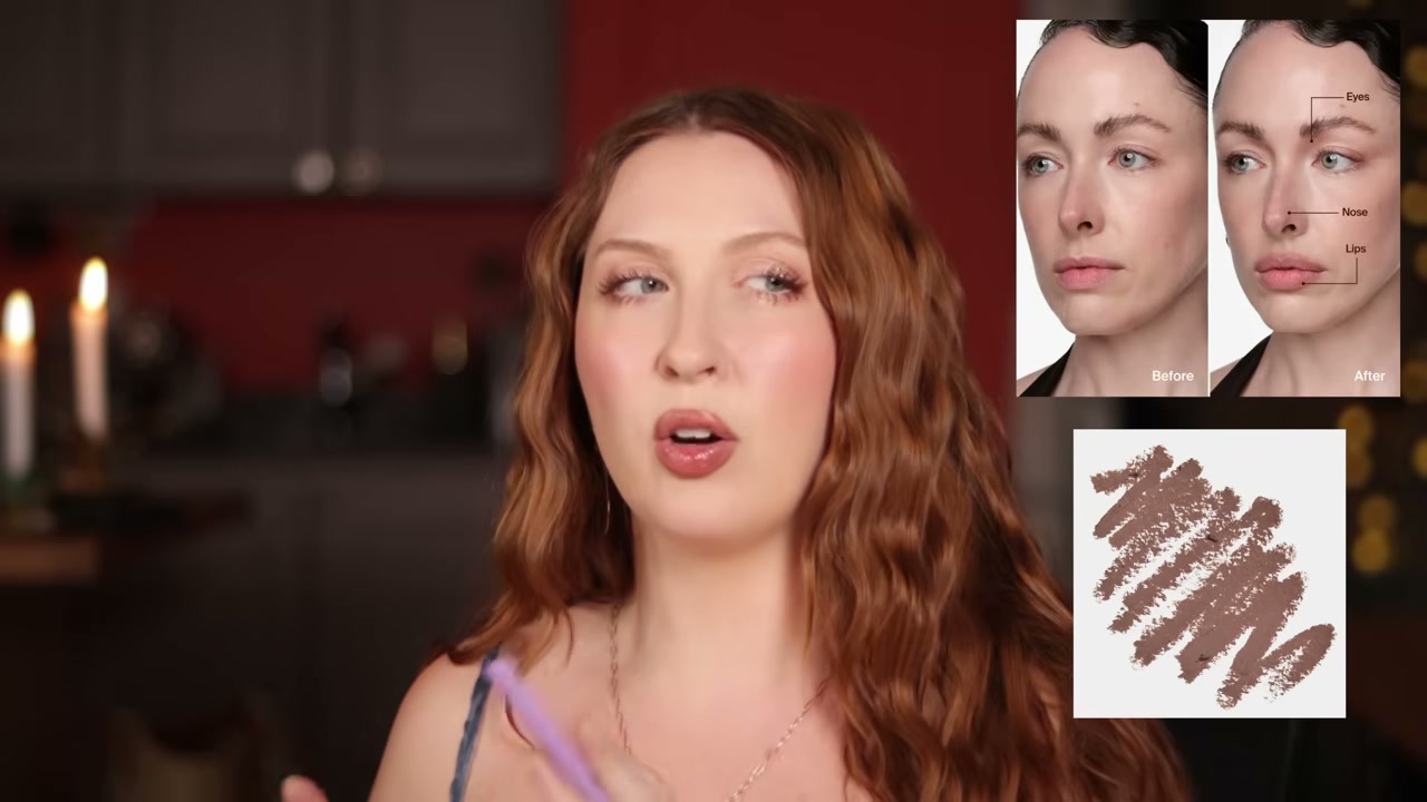 @evangelinemolly reviewing KJH.Brand Lip Liner at 33:25 in a YouTube Shorts video