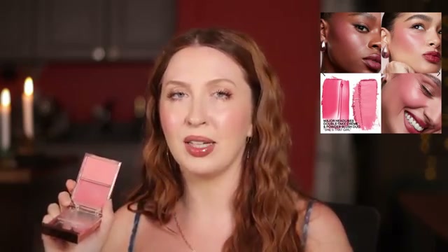 @evangelinemolly reviewing Patrick Ta She's That Girl Blush at 18:57 in a YouTube Shorts video