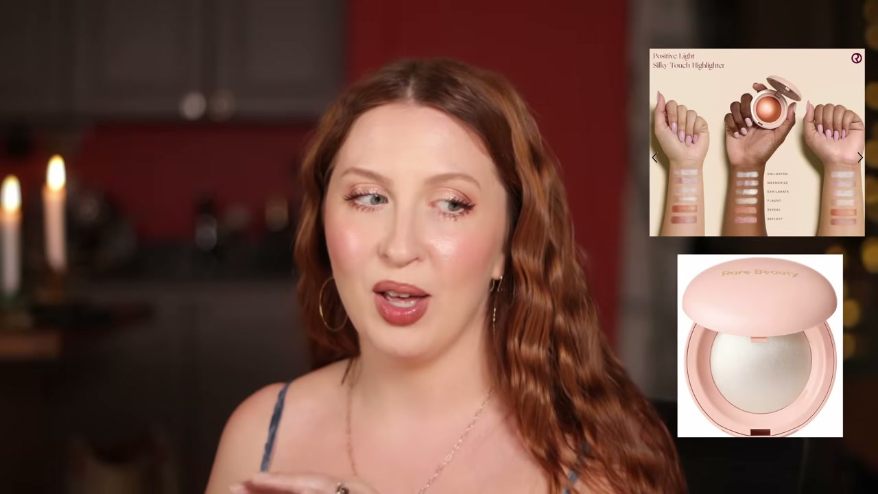 @evangelinemolly reviewing Rare Beauty Highlighter at 28:57 in a YouTube Shorts video