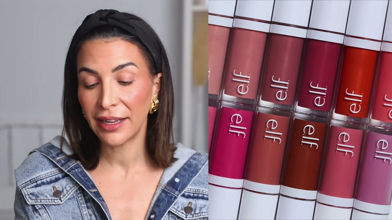 @glamgirlgabi reviewing e.l.f. Cosmetics Camo Liquid Blush at 18:52 in a YouTube Shorts video