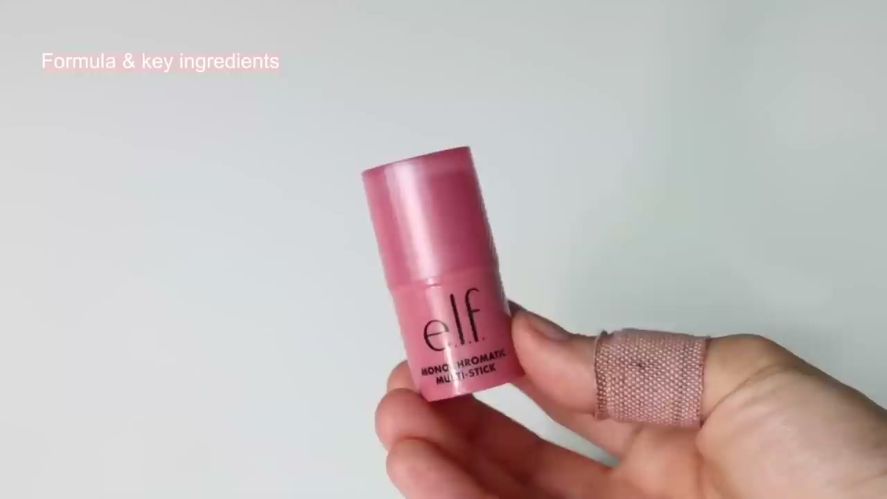 @haleykimaking reviewing e.l.f. Cosmetics Monochromatic Multi Stick at 20:28 in a YouTube Shorts video