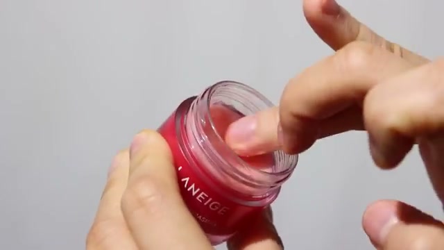 @haleykimaking reviewing Laneige Lip Sleeping Mask at 16:28 in a YouTube Shorts video