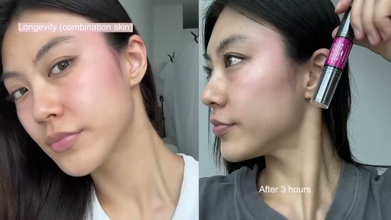 @haleykimaking reviewing NYX Wonder Stick Cream Blush Contour Stick at 01:37 in a YouTube Shorts video