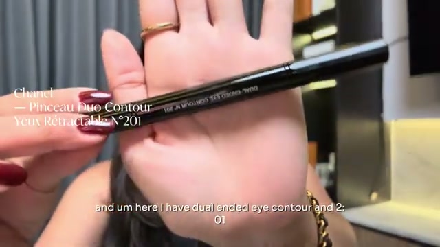 Pinceau Duo Contour Yeux Rétractable N°201