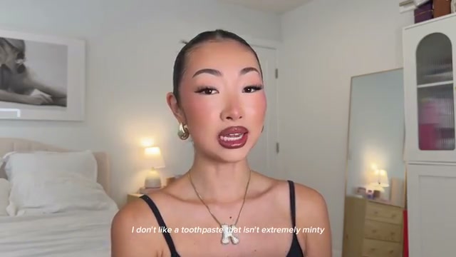@itsbabykelz reviewing Crest Crest Plus Scope Toothpaste at 09:21 in a YouTube Shorts video