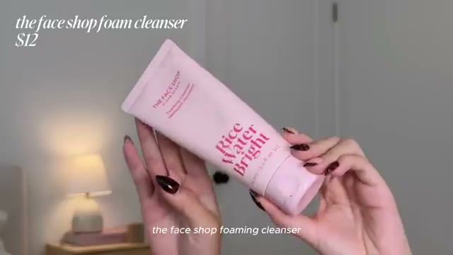 itsbabykelz mentioning The Face Shop Foaming Cleanser at 03:20 in their YouTube video