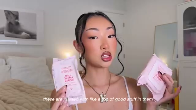 itsbabykelz mentioning The Face Shop Makeup Wipes at 05:14 in their YouTube video