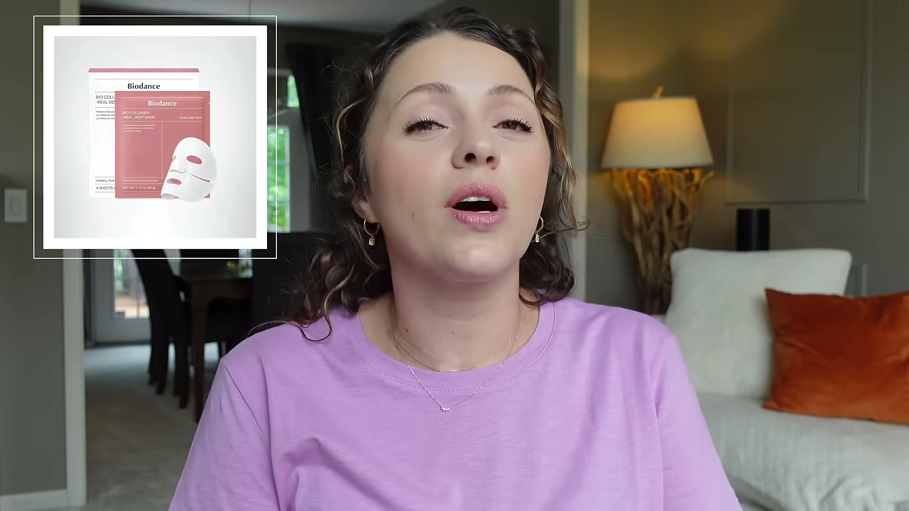 @itsjessicabraun reviewing Biodance Sheet Masks at 10:23 in a YouTube Shorts video