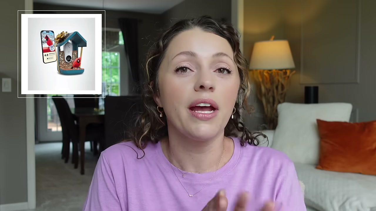 @itsjessicabraun reviewing Bird Buddy Pro at 02:22 in a YouTube Shorts video