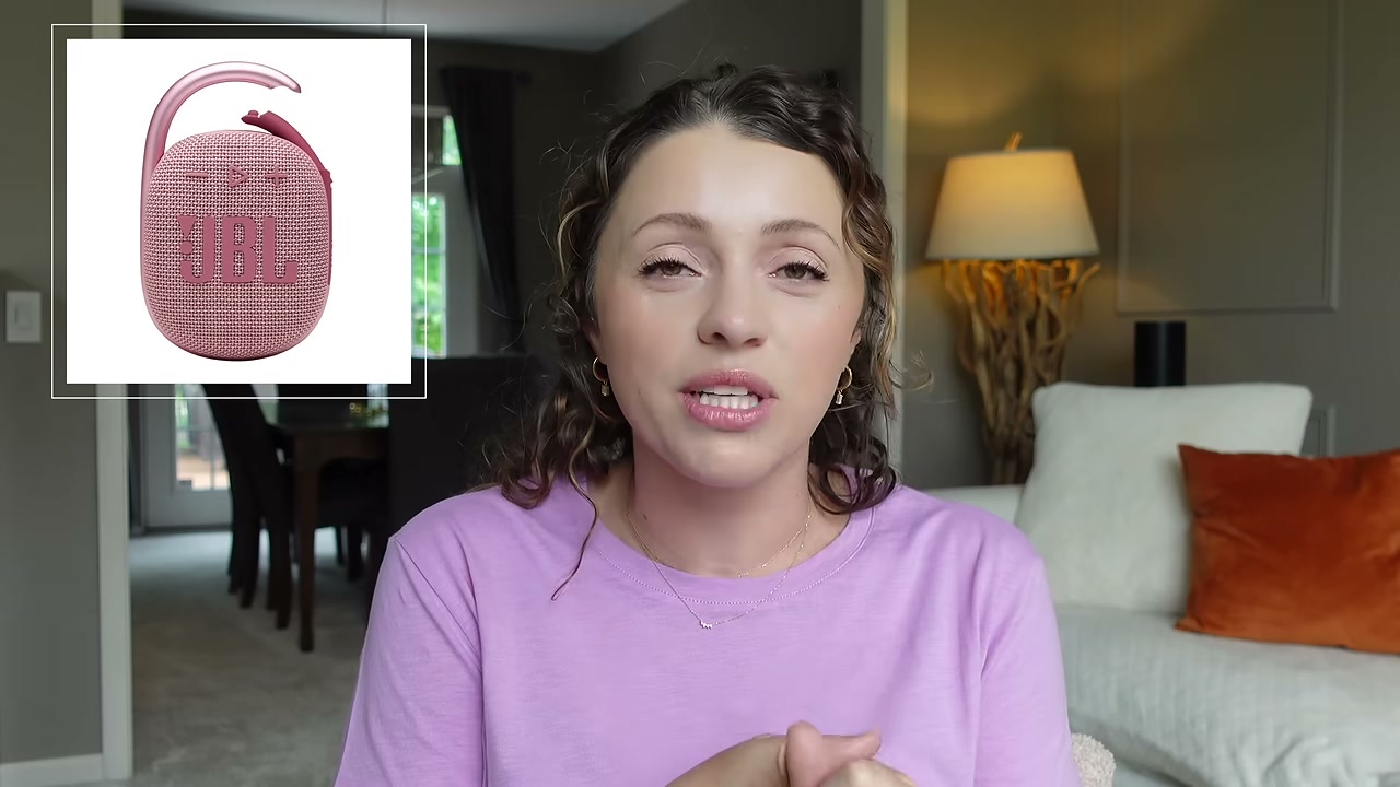 @itsjessicabraun reviewing JBL Clip 4 at 12:15 in a YouTube Shorts video