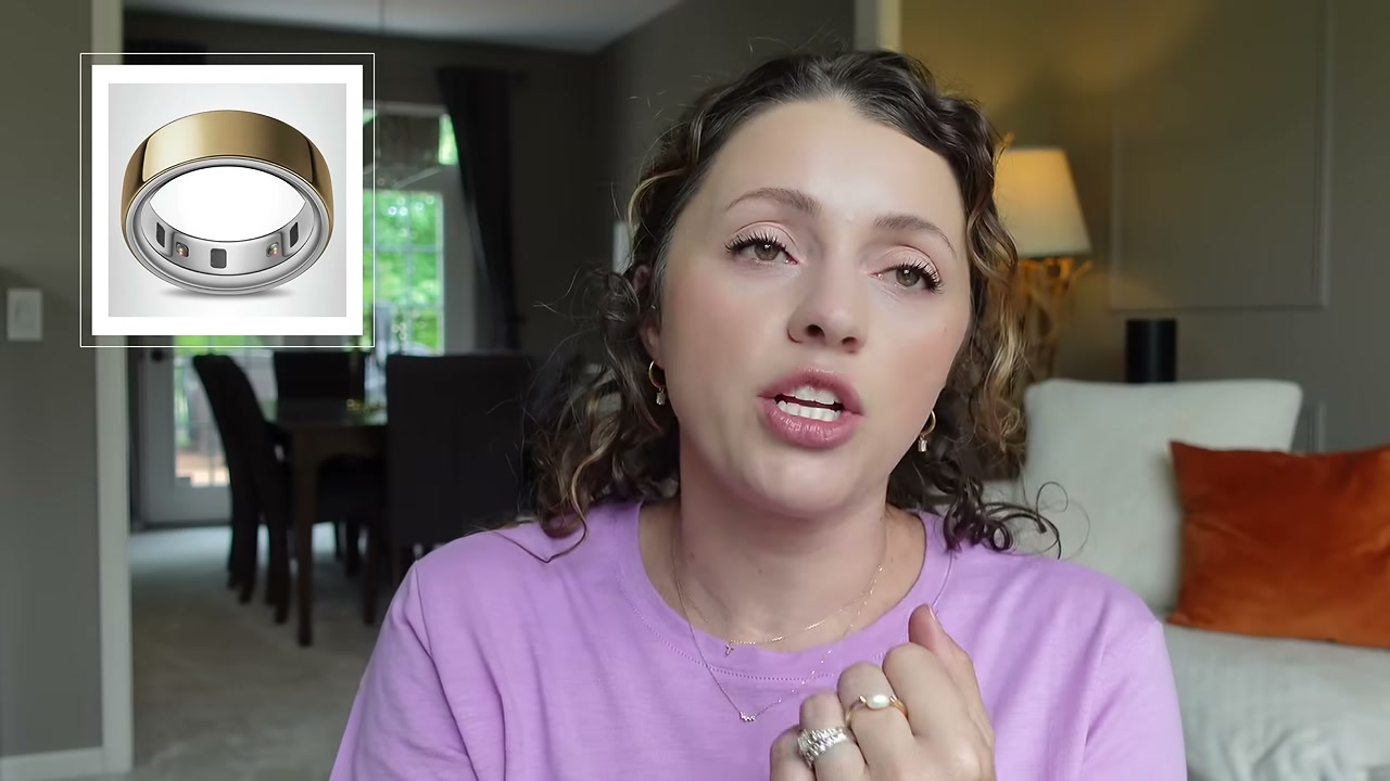 @itsjessicabraun reviewing Oura Ring at 01:40 in a YouTube Shorts video