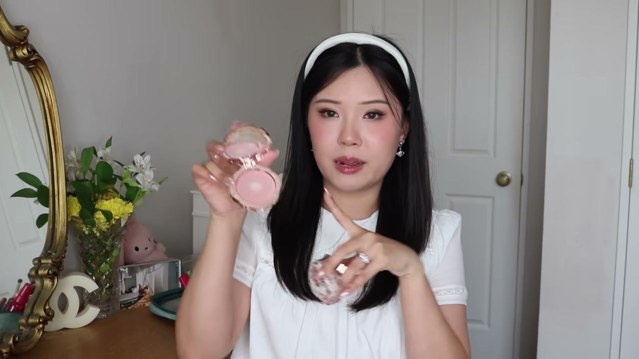 @j.uuuuudy reviewing Flower Knows Cream Blush at 10:06 in a YouTube Shorts video