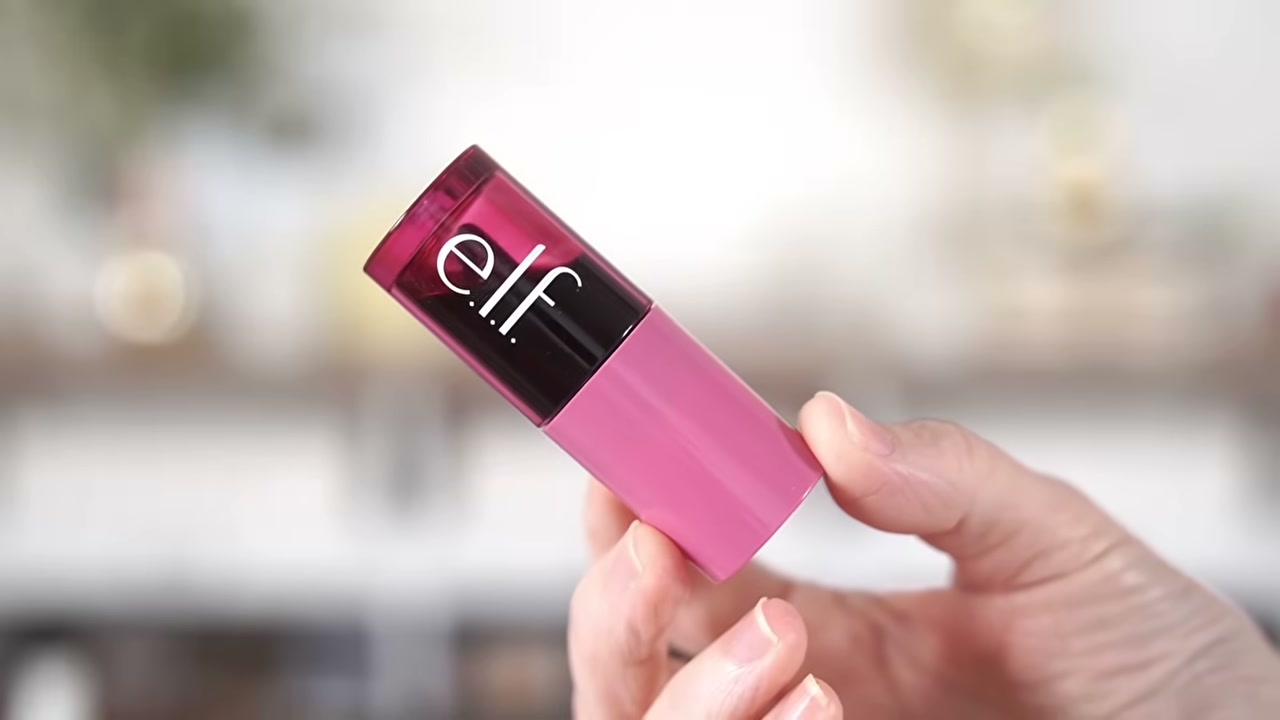 @jenphelps reviewing e.l.f. Cosmetics Liquid Lip and Cheek Stain at 13:07 in a YouTube Shorts video