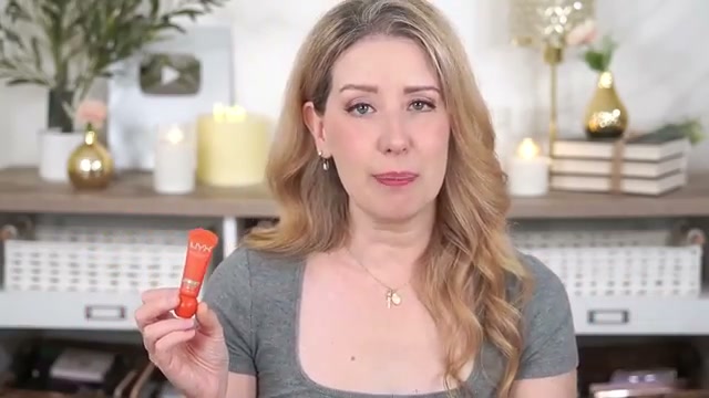 @jenphelps reviewing NYX Smushy Matte Lip Balm at 16:09 in a YouTube Shorts video
