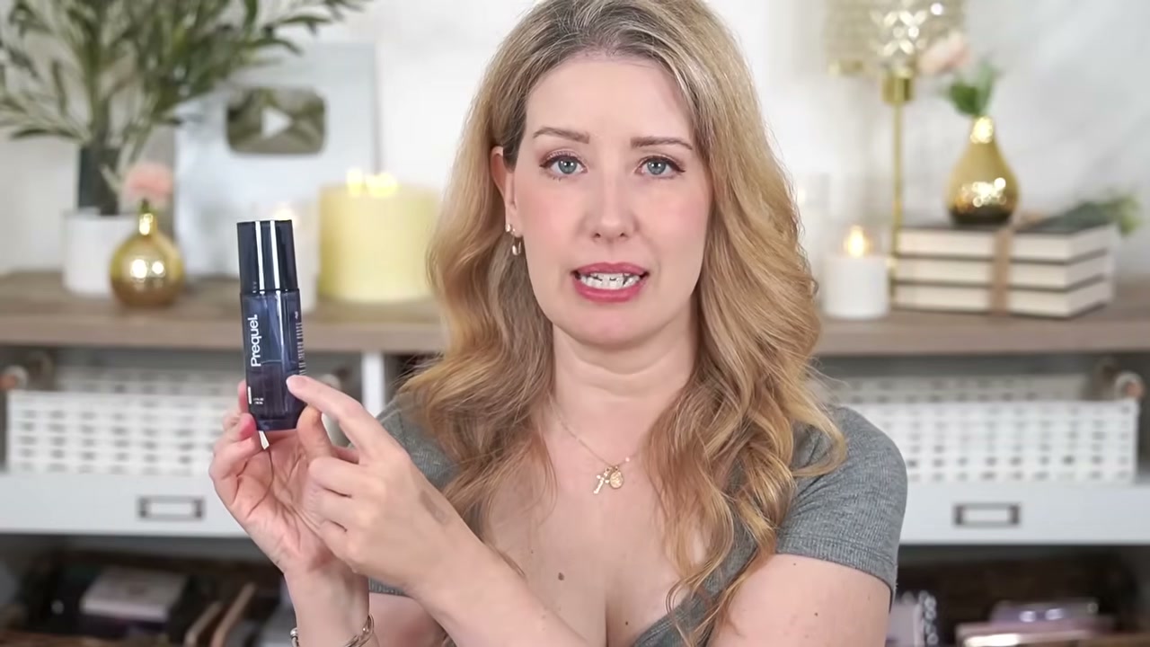 @jenphelps reviewing Prequel Multi-Quench Plumping Hydration Serum at 18:12 in a YouTube Shorts video