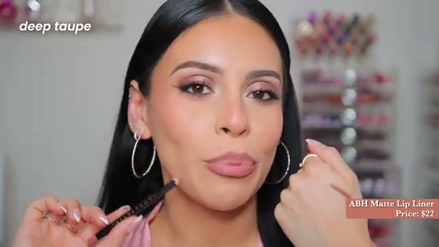 @juicyjas reviewing Anastasia Beverly Hills Lip Liner at 06:54 in a YouTube Shorts video