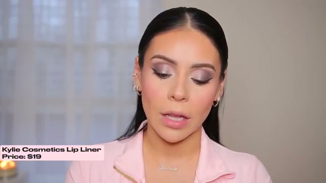 @juicyjas reviewing Kylie Cosmetics Precision Pout Lip Liner at 31:16 in a YouTube Shorts video