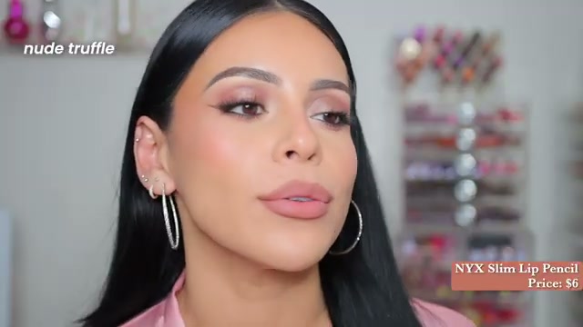 @juicyjas reviewing NYX Professional Makeup Slim Lip Pencil at 17:13 in a YouTube Shorts video