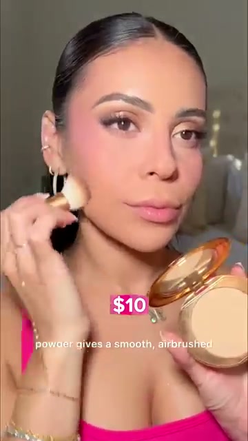 @juicyjas reviewing Revolution Beauty Skin Silk Bronzing Stick at 00:30 in a YouTube Shorts video