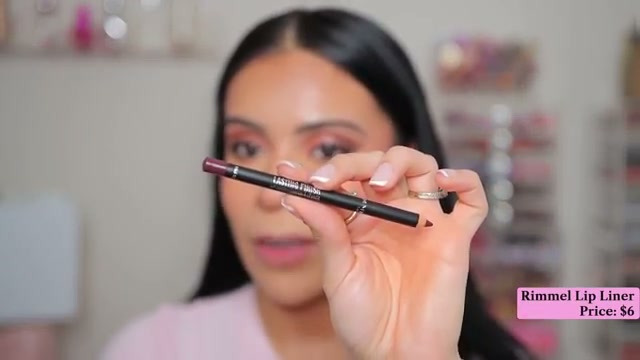 @juicyjas reviewing Rimmel Lasting Finish Lip Liner at 15:49 in a YouTube Shorts video