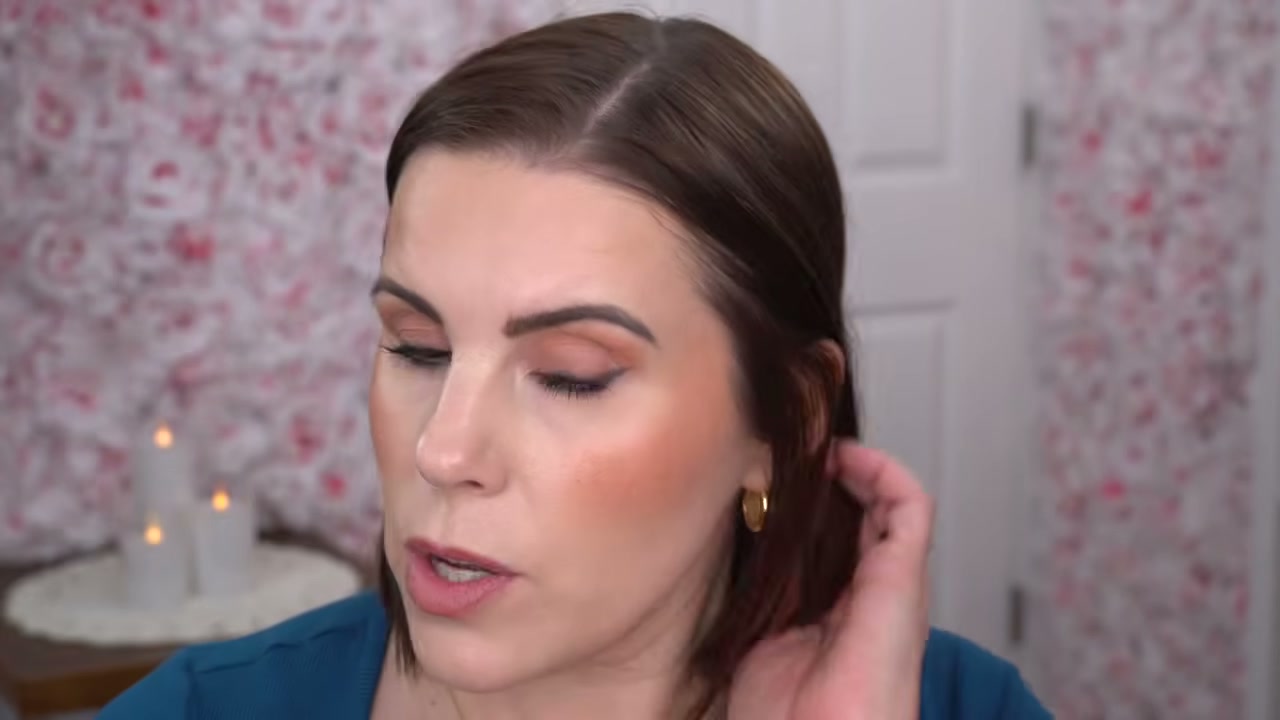 @juliedawnbeauty reviewing Morphe Lip Lock Glossy Lipstick at 30:52 in a YouTube Shorts video
