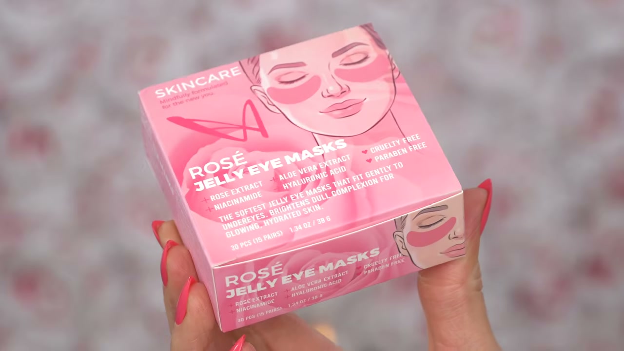 Rose Jelly Under Eye Masks