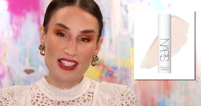 @kackie reviewing NARS Light Reflecting Hydrating Primer at 13:39 in a YouTube Shorts video