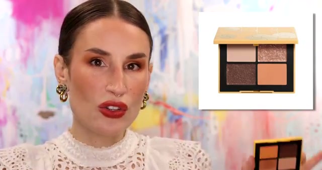 @kackie reviewing NARS Quad Eyeshadow Palette at 10:46 in a YouTube Shorts video