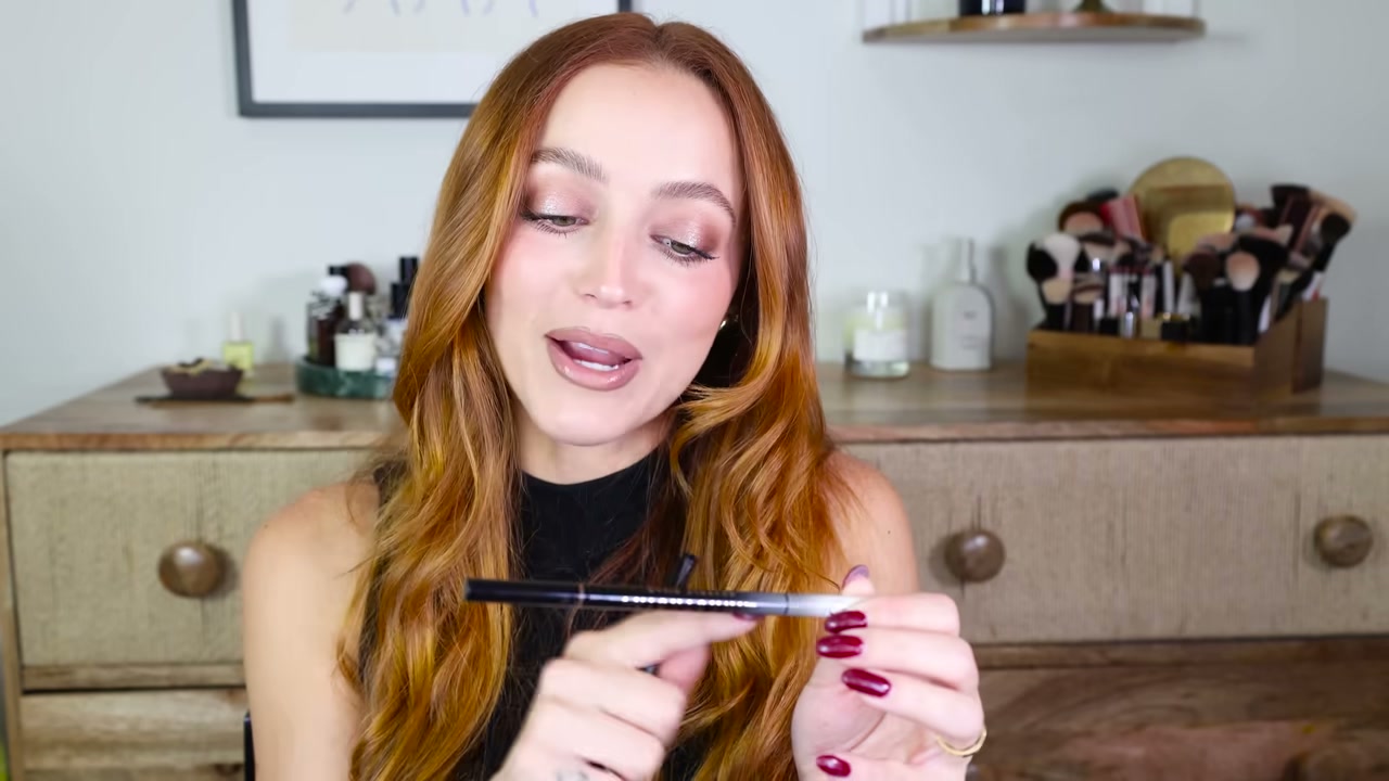 @kathleenlights reviewing Anastasia Beverly Hills Microstroke Detailing Brow Pens at 10:11 in a YouTube Shorts video