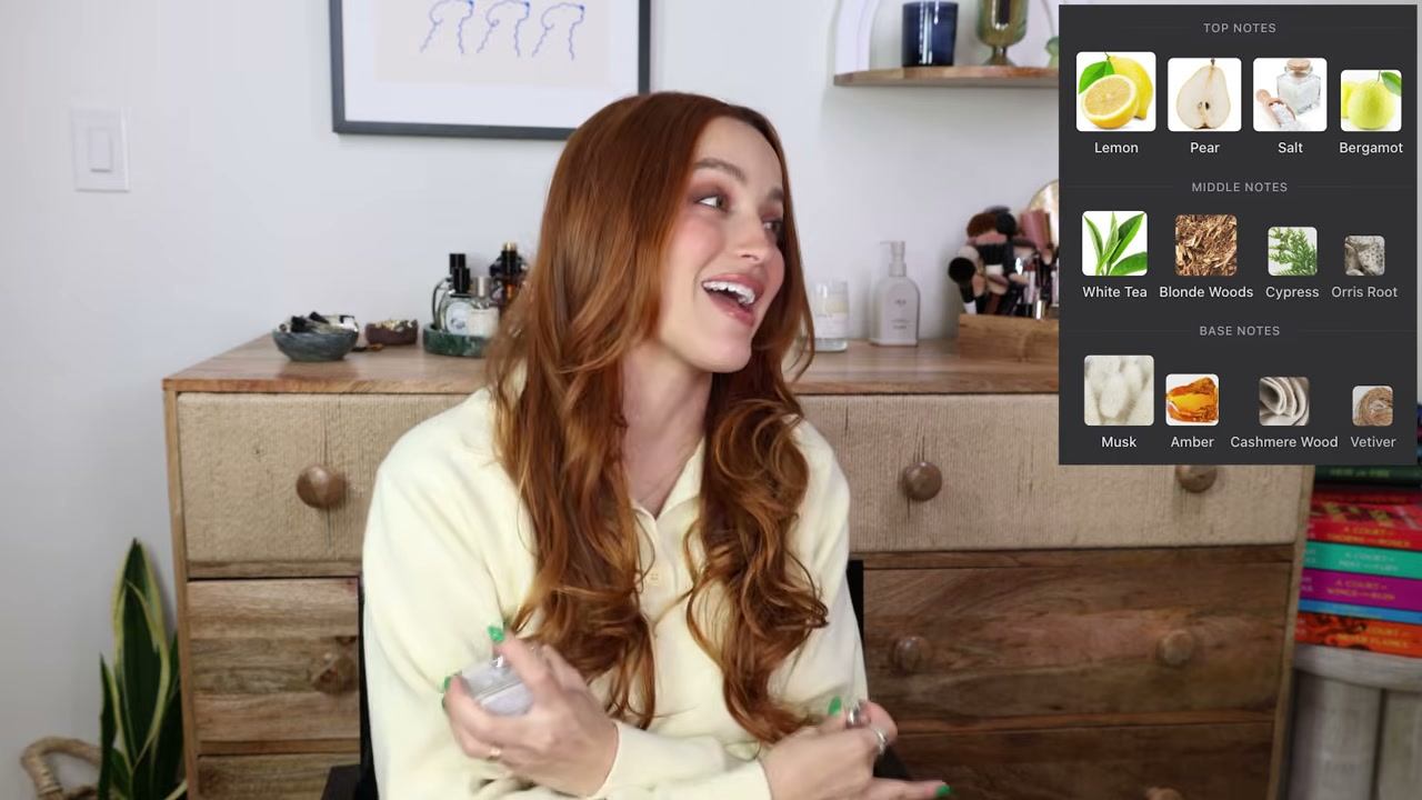 @kathleenlights reviewing Le Monde Gourmand Bisous De Fleur at 04:49 in a YouTube Shorts video