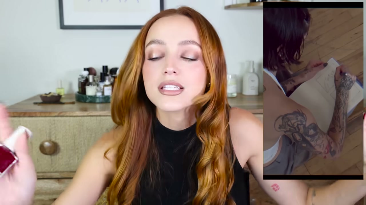 @kathleenlights reviewing Lights Lacquer Film Noir Collection at 17:40 in a YouTube Shorts video