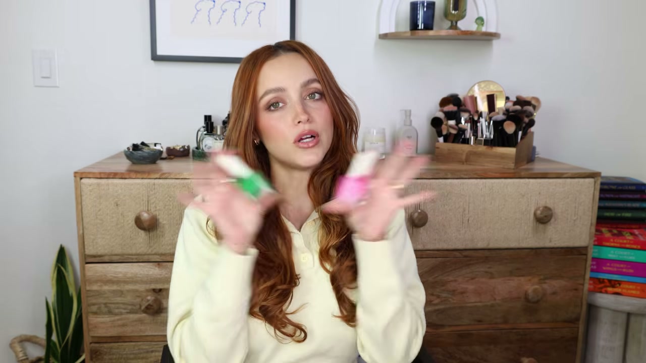 @kathleenlights reviewing Lights Lacquer Florals, Groundbreaking at 08:28 in a YouTube Shorts video