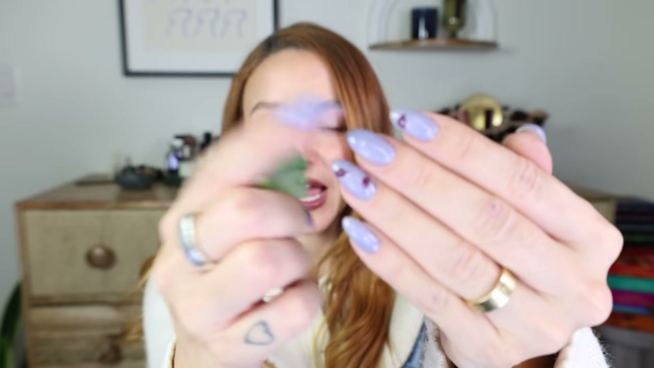 @kathleenlights reviewing Lights Lacquer Ice Princess at 13:20 in a YouTube Shorts video