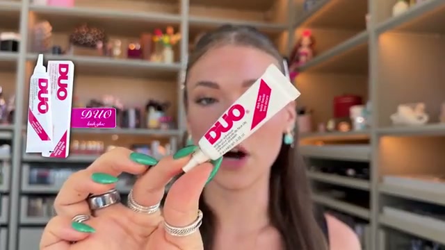 kayla.ryan1 mentioning Duo Pink Lash Glue at 14:00 in their YouTube video