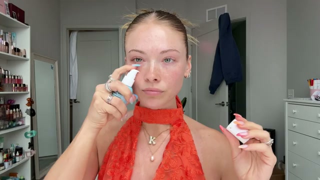 @kayla.ryan1 reviewing e.l.f. Cosmetics Thirst Burst Drops at 00:19 in a YouTube Shorts video