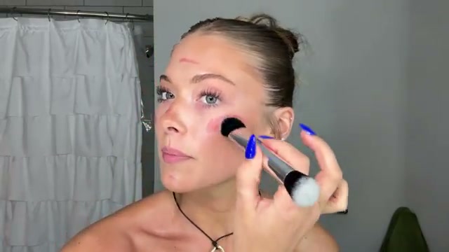 @kayla.ryan1 reviewing House Labs House Labs Fuse Glossy Blush Balm at 01:53 in a YouTube Shorts video