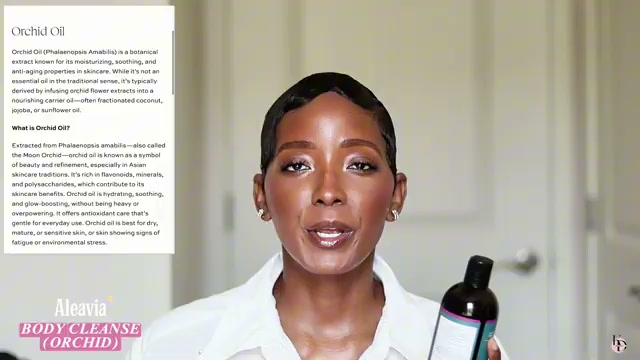 @kdcreatiive reviewing Alaffia Body Cleanse Orchid at 04:36 in a YouTube Shorts video