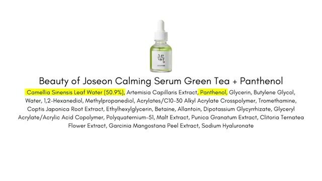 Calming Serum Green Tea + Panthenol