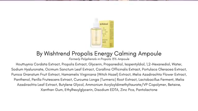 kellydriscoll mentioning By Wishtrend Propolis Energy Calming Ampoule at 06:47 in their YouTube video